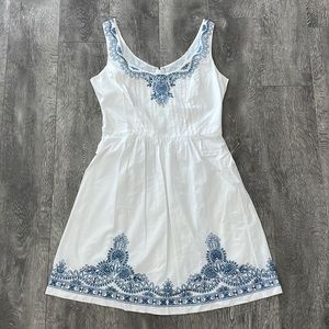 VINEYARD VINES Embroidered Midi Dress